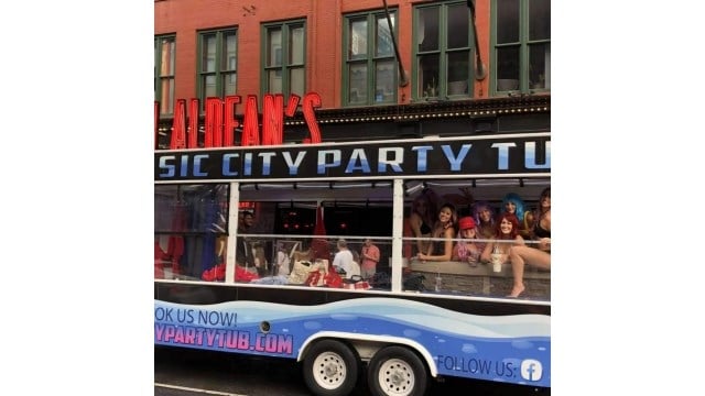 Nashville TN Bachelorette Party Bus Tours Mobile Hot Tub Services Launched